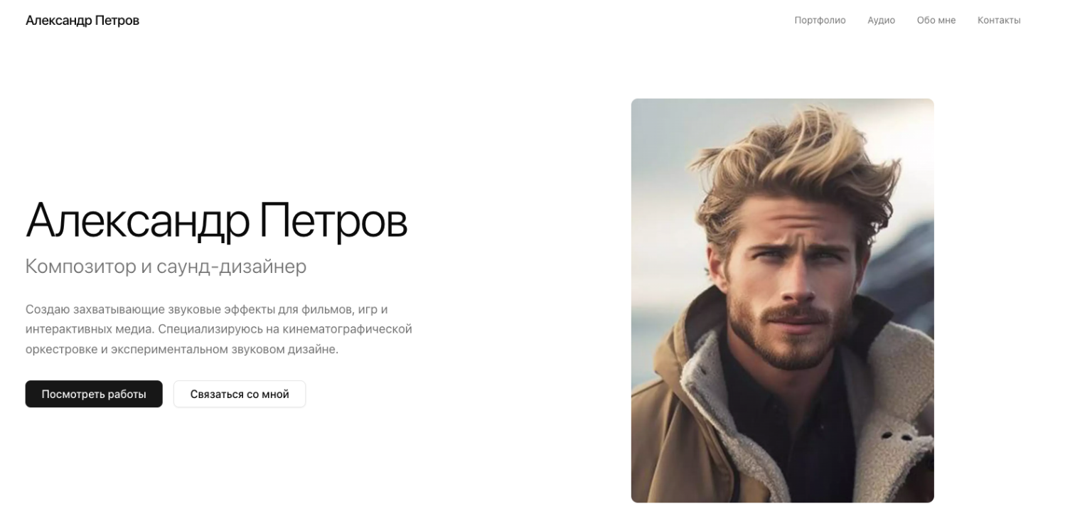 Саунд-дизайнер/ композитор